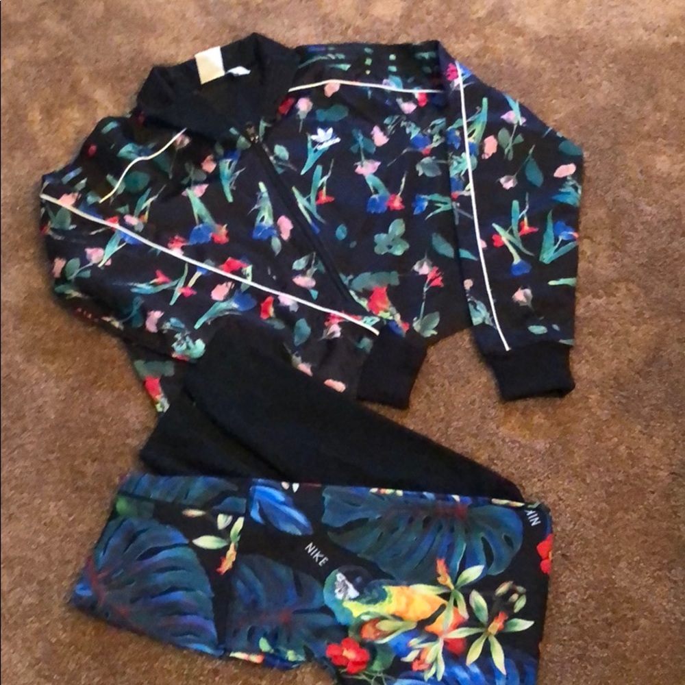 Addidas and Nike workout